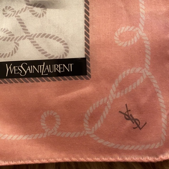 YSL mini cotton scarf, never used - Picture 2 of 3